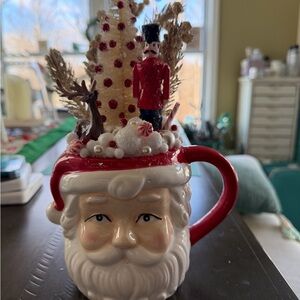 Santa Mug with Festive Winter Scene